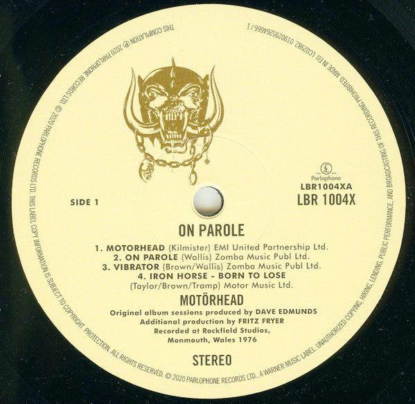 Motörhead | On Parole (12" Album)