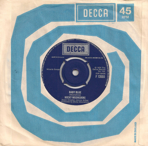 Micky Moonshine | Name It You Got It (7" single)