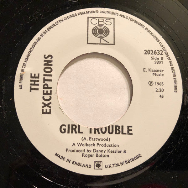 The Exceptions | The Eagle Flies On Friday (7" single)