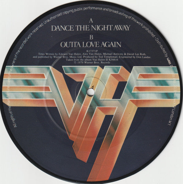 Van Halen | Dance The Night Away ( 7" single )
