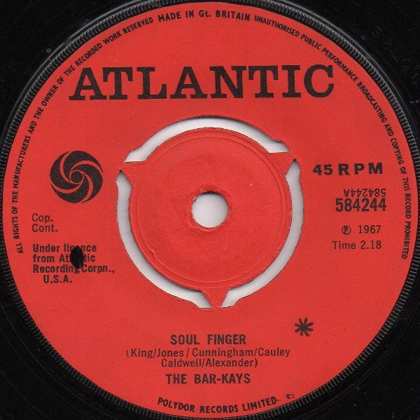 The Bar-Kays | Soul Finger (7 inch single)