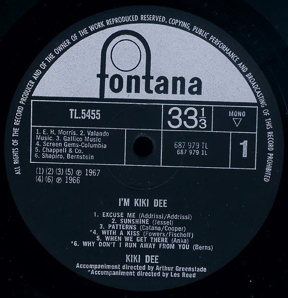 Kiki Dee | I'm Kiki Dee (12" album)