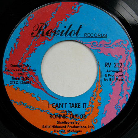 Ronnie Taylor | Without Love (7 inch single)