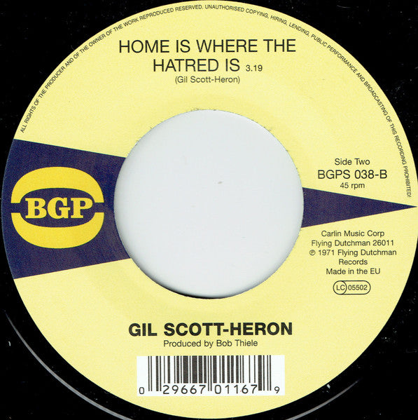 Gil Scott-Heron | The Revolution Will Not Be Televised (7 inch single)