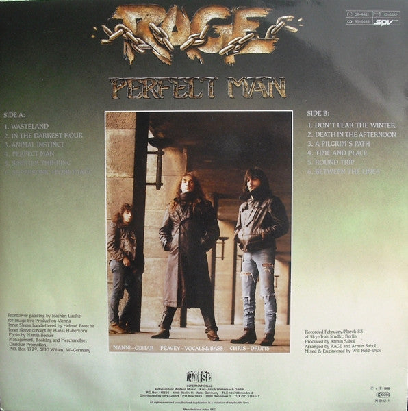 Rage | Perfect Man (12" Album)