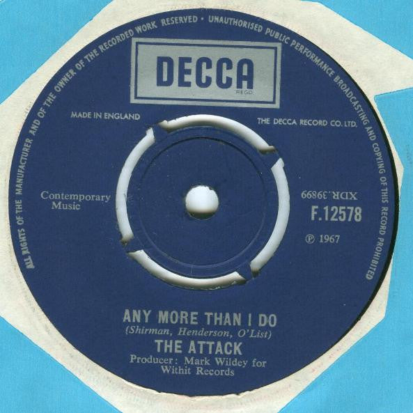 The Attack | Hi-Ho Silver Lining (7" single)