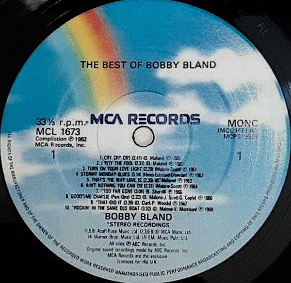 Bobby Bland | The Best Of Bobby Bland (12" album)