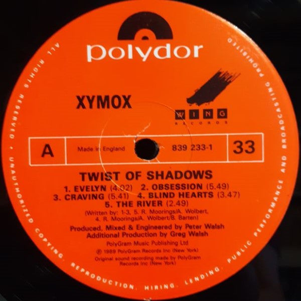 Xymox | Twist Of Shadows (12" album)