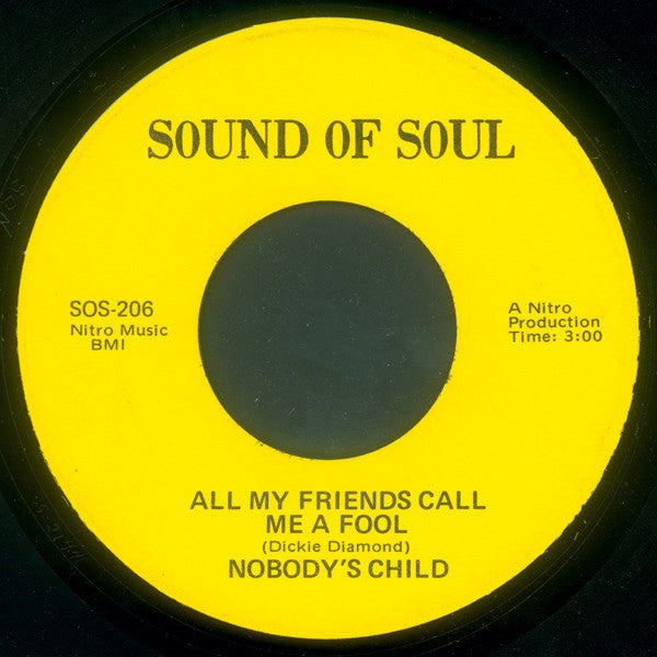 Nobody's Child | Geraldine Jones / All My Friends Call Me A Fool (7" single)