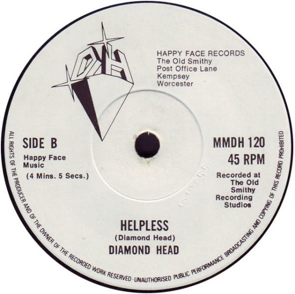 Diamond Head | Shoot Out The Lights (7" single)