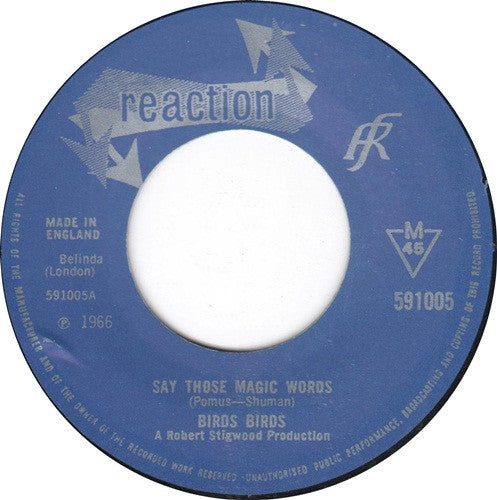 Birds Birds | Say Those Magic Words (7 inch single)