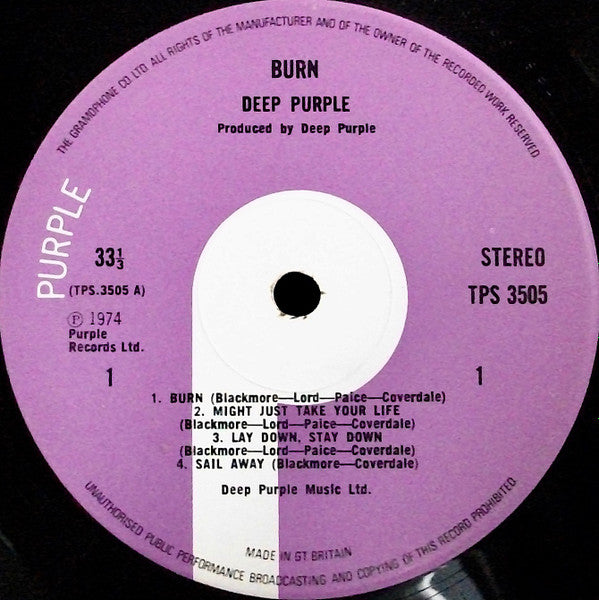 Deep Purple | Burn (12" Album)