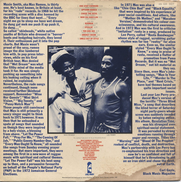 Max Romeo & The Upsetters | War Ina Babylon (12" Album)