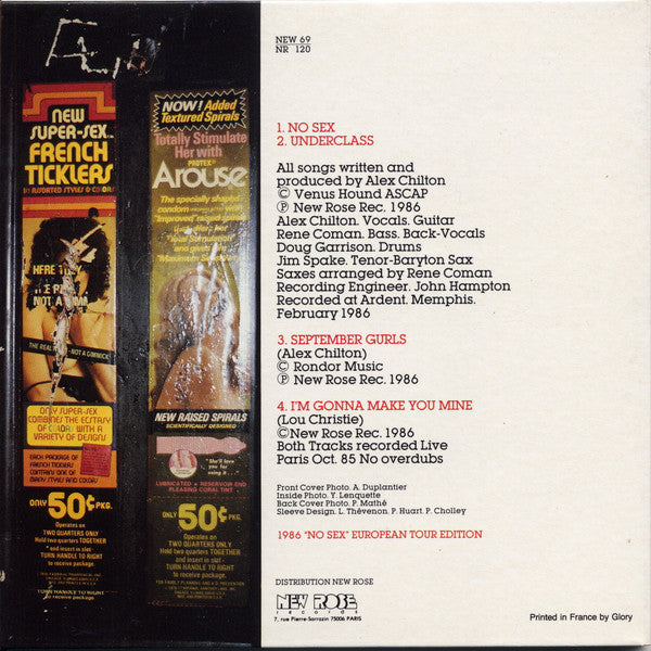 Alex Chilton | No Sex (7" single)