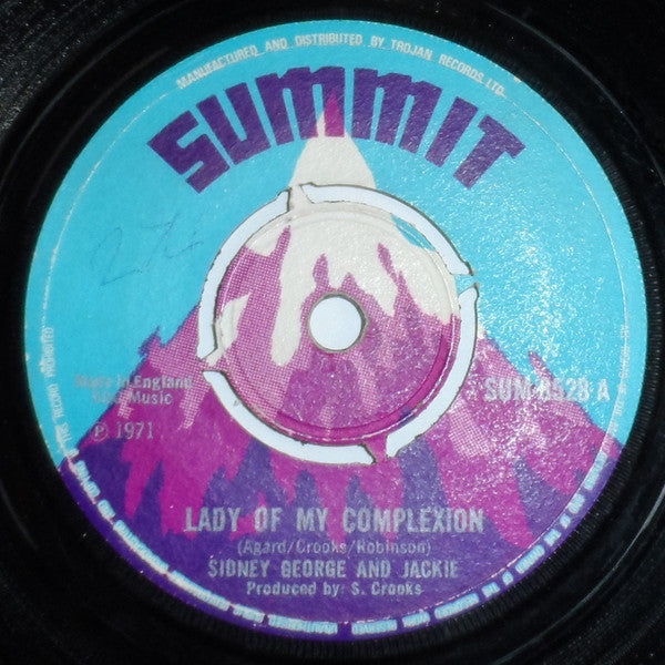 Sidney, George And Jackie | Lady Of My Complexion (7" single)