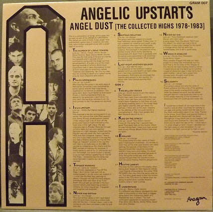 Angelic Upstarts – Angel Dust (The Collected Highs 1978-1983) (12" album)