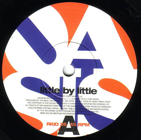Oasis | Little By Little / She Is Love ( 7" single)