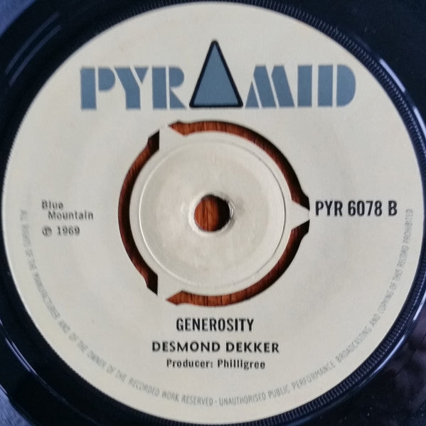 Desmond Dekker | Pickney Gal (7" single)