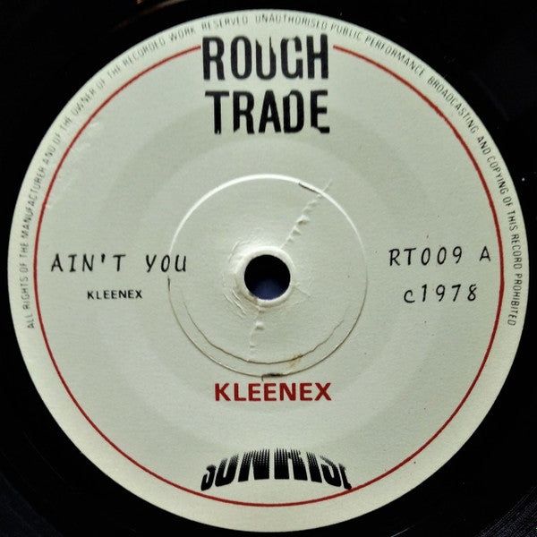 Kleenex | Ain't You / Hedi's Head (7" single)