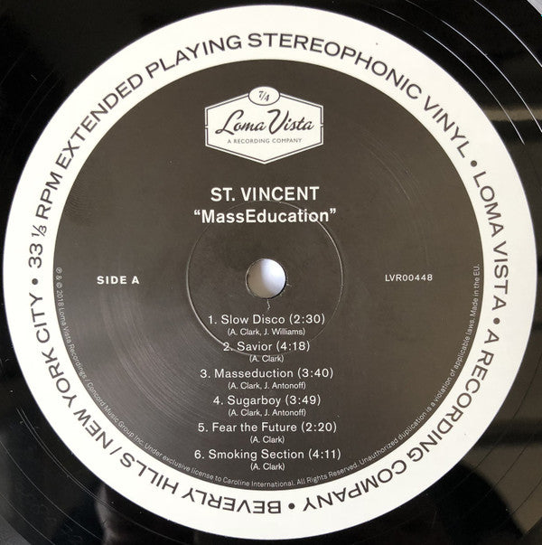 St. Vincent | MassEducation (12" album)