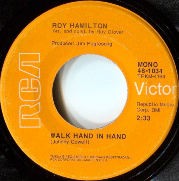 Roy Hamilton | Crackin' Up Over You ( 7" single)