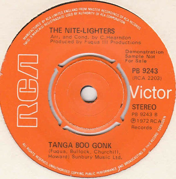 The Nite-Lighters | K-Jee (7" single)