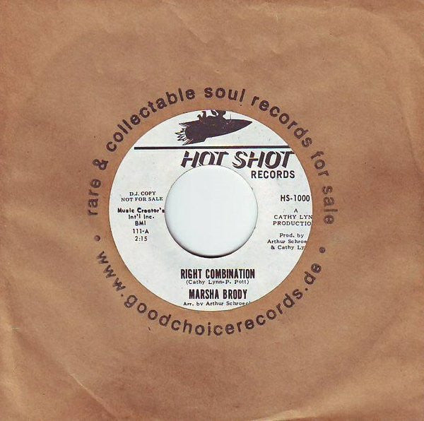 Marsha Brody | Right Combination (7" single)