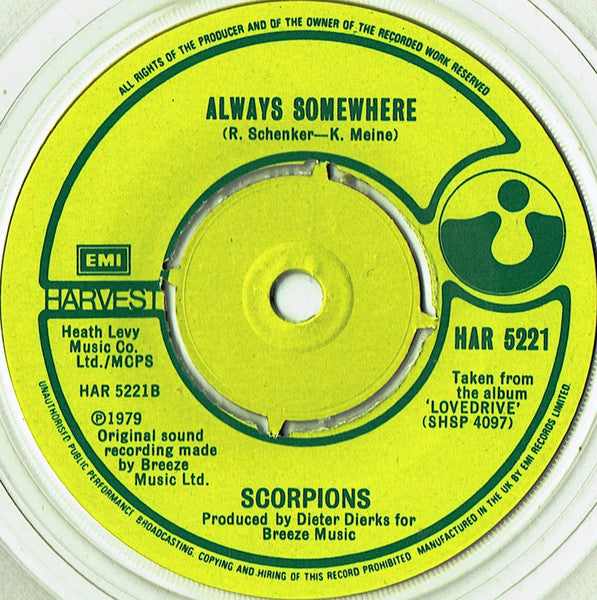 Scorpions | Can't Live Without You (7" single)