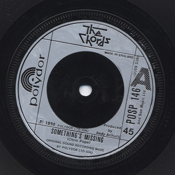 The Chords | Something's Wrong (7" Single)