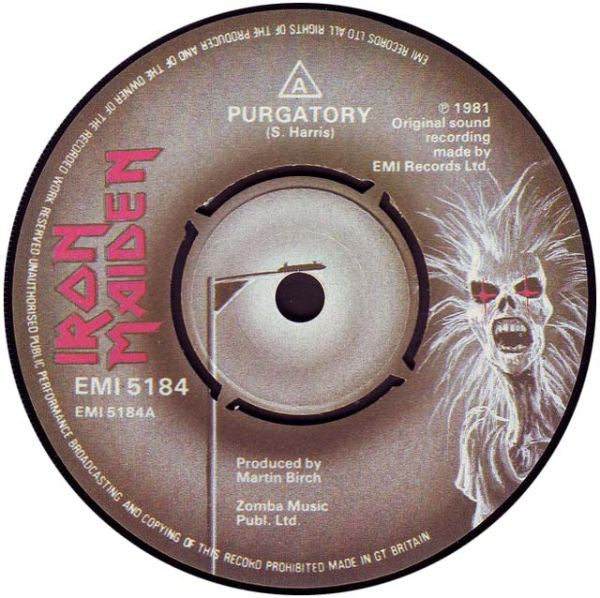 Iron Maiden | Purgatory (7" single)