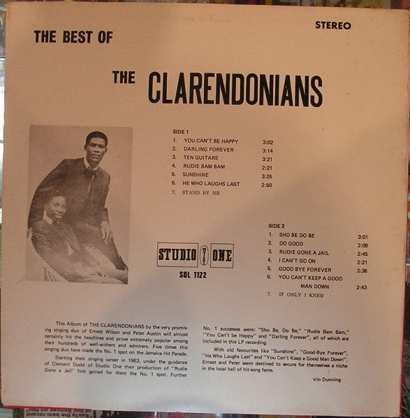 The Clarendonians | The Best Of The Clarendonians (12" Album)