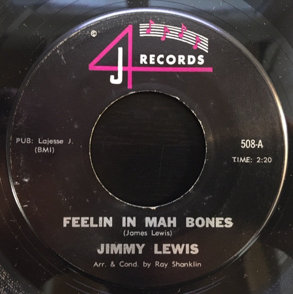 Jimmy Lewis | Don’t Leave Me Darling / Feelin In Mah Bones (7" single)