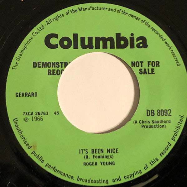 Roger Young | No Address (7 inch single)