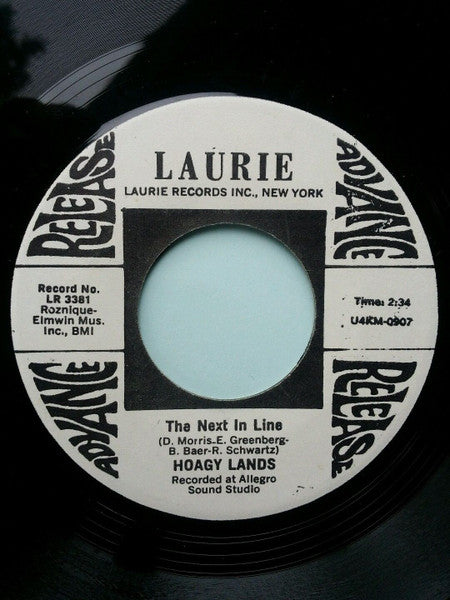 Hoagy Lands | The Next In Line (7" single)