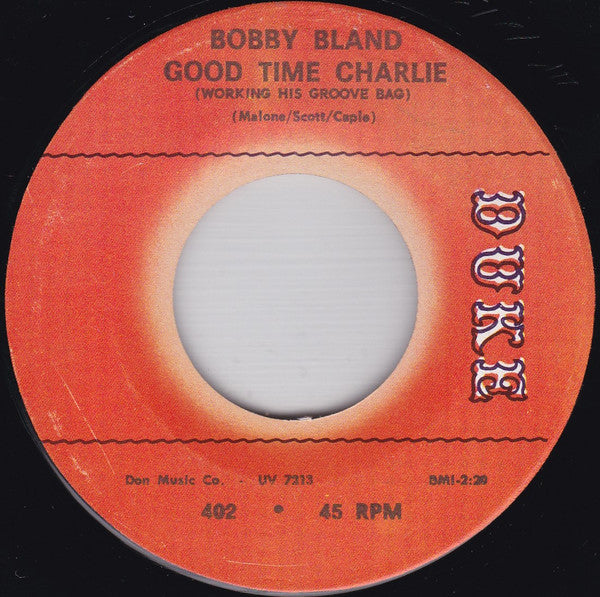 Bobby Bland | Good Time Charlie (7" single)