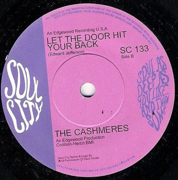 The Cashmeres | Showstopper / Let The Door Hit Your Back (7" single)