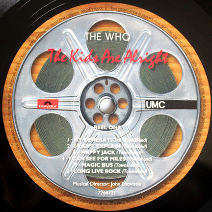 The Who | Music From The Soundtrack Of The Movie - The Kids Are Alright (12" album)