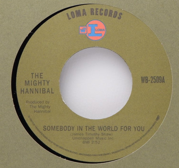 The Mighty Hannibal / Earth, Wind & Fire | Somebody In The World For You / Moment Of Truth (7"single)