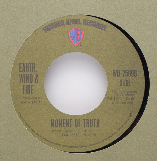 The Mighty Hannibal / Earth, Wind & Fire | Somebody In The World For You / Moment Of Truth (7"single)