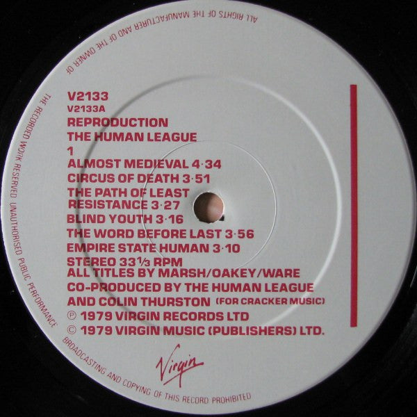 The Human League | Reproduction (12" album)