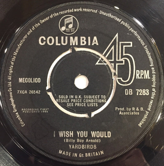 Yardbirds | I Wish You Would (7 inch Single)