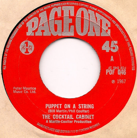 Cocktail Cabinet | Puppet On A String (7 inch Single)