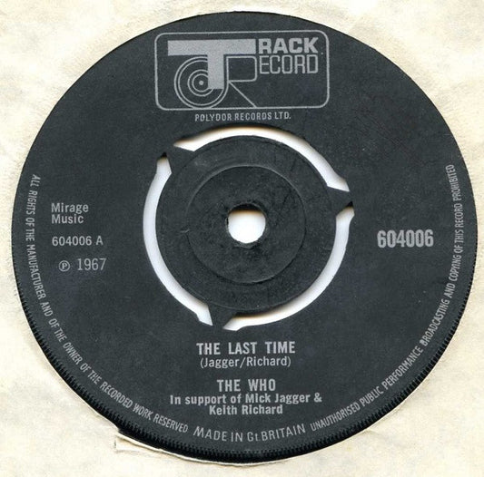 Who | The Last Time (7 inch Single)