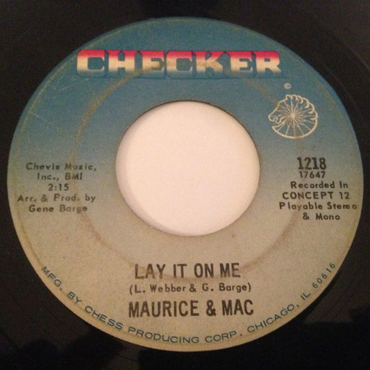 Maurice & Mac | Lay It On Me (single Funk, Soul)