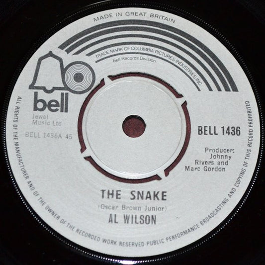 Wilson, Al | The Snake (7 inch Single)