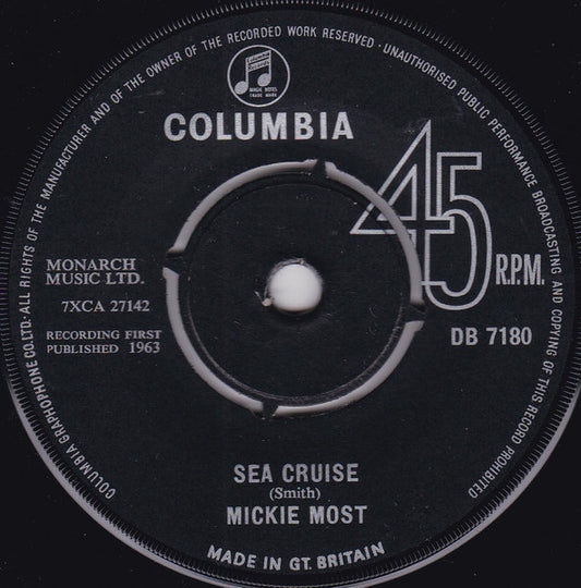 Mickie Most | Sea Cruise (7 inch Single)