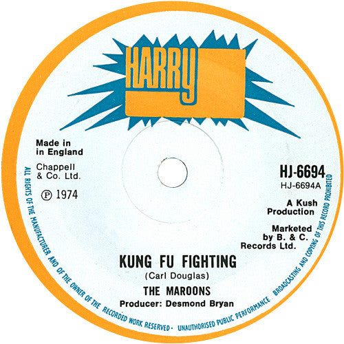 Maroons | Kung Fu Fighting (7 inch Single)