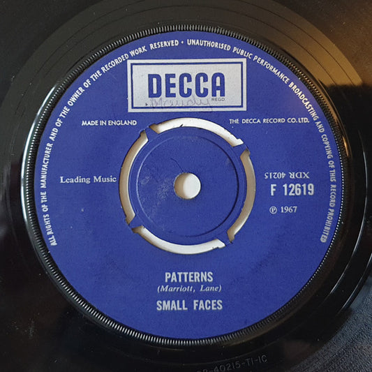 Small Faces | Patterns (7 inch Single)