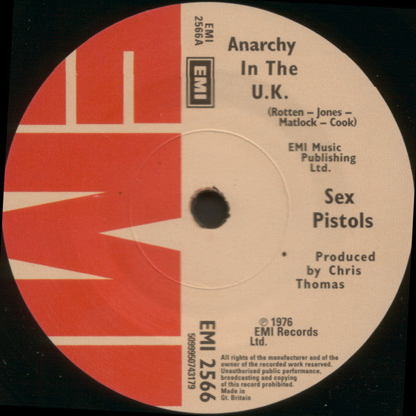 Sex Pistols | Anarchy In The UK (7 inch Single) – JimJam Records