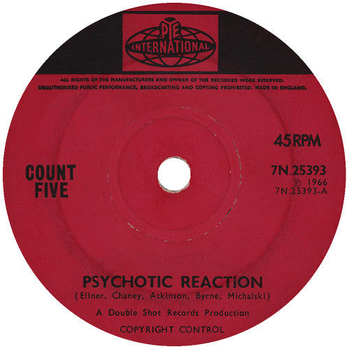 Count Five | Psychotic Reaction (7 inch Single)